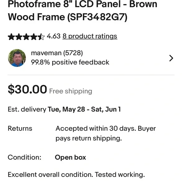 Photo frame - Picture 1 of 2